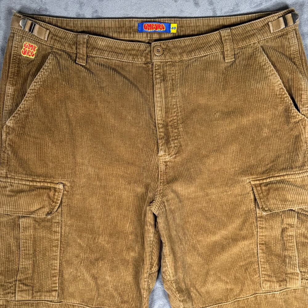 Empyre x Ruck Corduroy Cargo Pants Men’s Size 40 Brown Skate Baggy y2k style - Picture 3 of 9